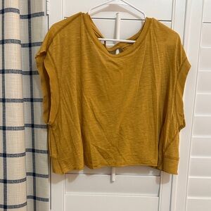 FP Movement by Free People Mustard Crop Top